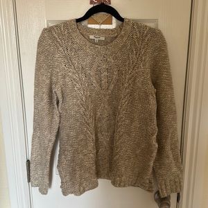 Madewell cable knit sweater